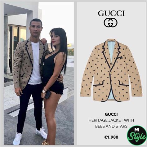 gucci ronaldo jacket|ronaldo first wife.